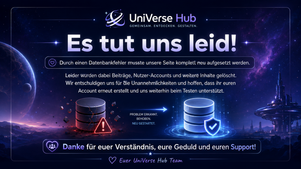 Es tut uns leid!